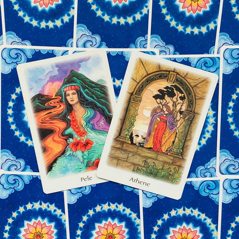 The Oracle Of The Goddess Set Book Deck Cards Esoteric Fortune Telling Agm