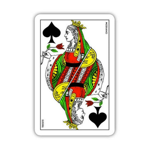 Genovesi Green 100% Plastic Tarot Playing Cards Deck Modiano Esoteric Games