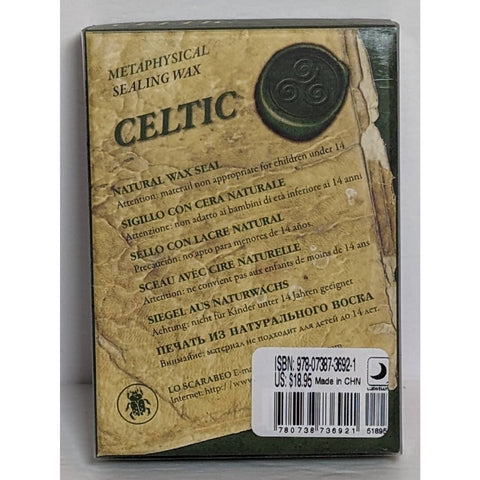 Celtic Seal Lo Scarabeo Sealing Natural Wax Seal Esoteric Letter Stamp Green