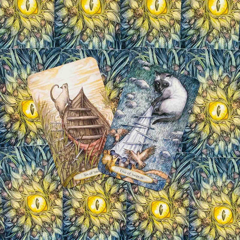 Soul Cats Tarot Cards Deck Llewellyn Leeza Robertson Adam Oehlers Full Deck