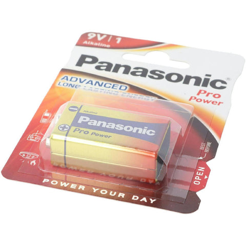 Panasonic Alkaline Pro Power 9V 6Lr61 Battery E Block 6Lf22