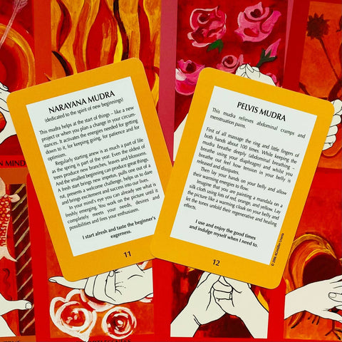 Mudras for Body Mind & Spirit Cards Deck Hirschi Agm With Bag