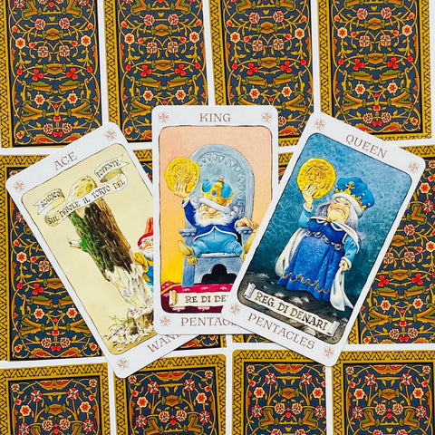 Tarot Of Gnomes Deck Cards Lo Scarabeo Lupatelli Esoteric Fortune Telling