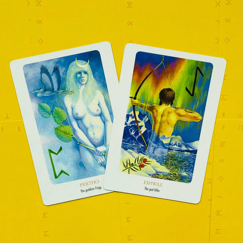 Rune Vision Cards Deck Oracle Sylvia Gainsford Howard Rodway Esoteric