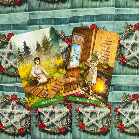 The Green Witch Tarot Cards Deck Ann Moura Esoteric Llewellyn