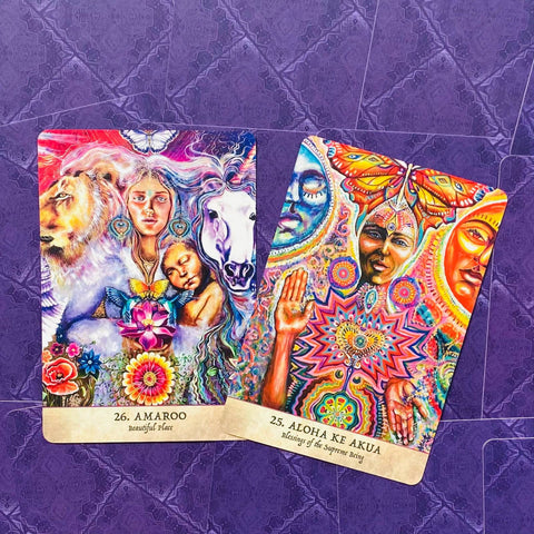 Earth Warriors Oracle Deck Cards Esoteric Fortune Telling Blue Angel