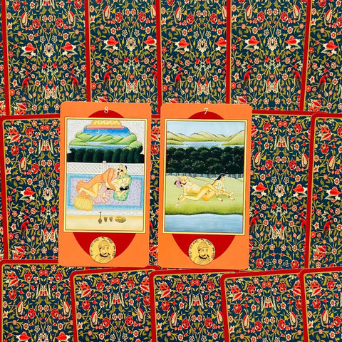 Kamasutra Tarot Cards Deck Erotic And Spiritual Cards Esoteric Lo Scarabeo