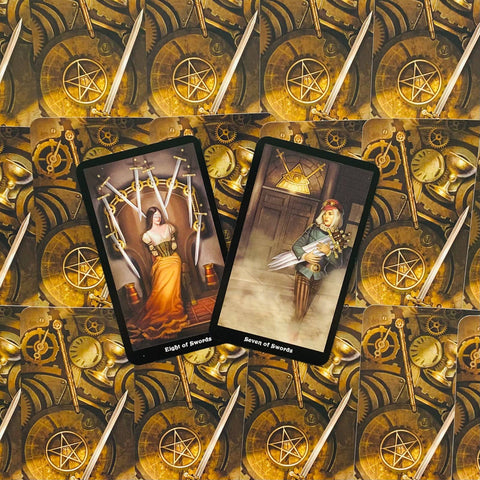The Steampunk Tarot Cards Deck Esoteric Telling Barbara Moore Llewellyn