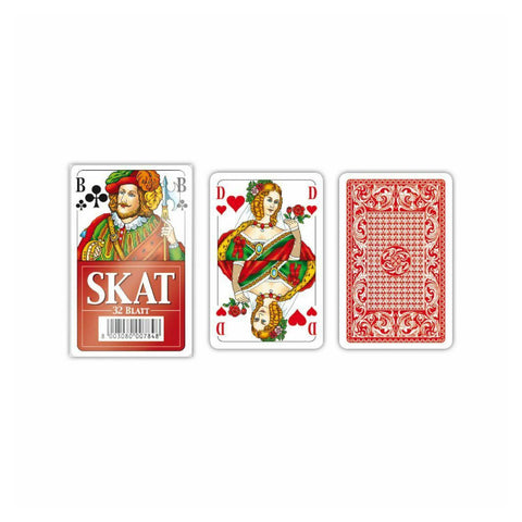 Modiano Skat Playing Cards Deck Games Hobbies Red