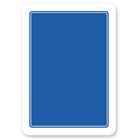 Poker Club F/N Blue Back Playing Cards Deck Poker Size