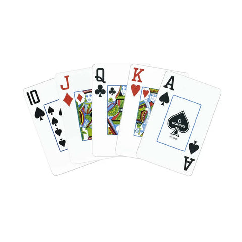 Copag Elite Bridge Size Playing Cards Double Deck Jumbo Burgundy Green