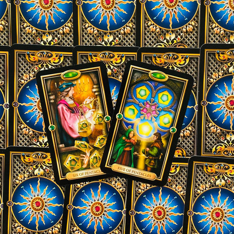 Easy Tarot Cards & Guidebook Set  – Llewellyn Fortune Telling Beginner Tarot Kit