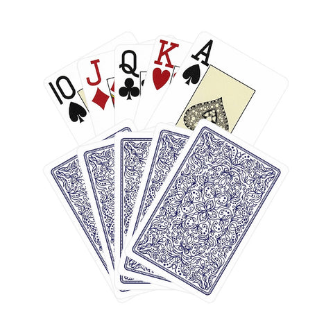 Modiano Bride 2 Jumbo Index Blue Bride Size Playing Cards Plastic