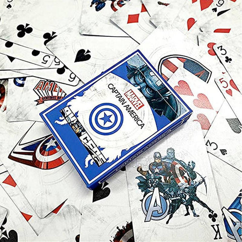 Captain America Stripper Playing Cards Deck Jlcc Magic Poker Marvel Avengers