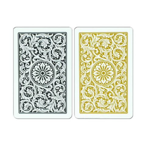 Copag Elite 1546 Plastic Playing Cards Bridge Jumbo In Black/Gold Double
