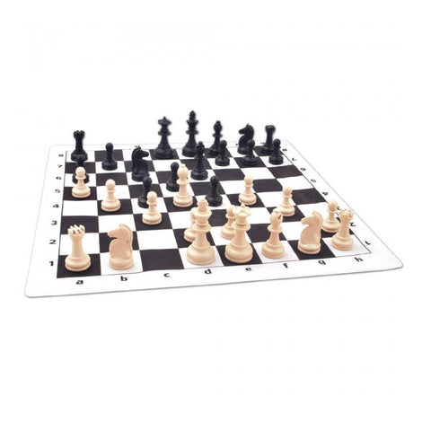 Platin Roll Cylinder Chess Set Standard-Sized Chessman And Board By Star