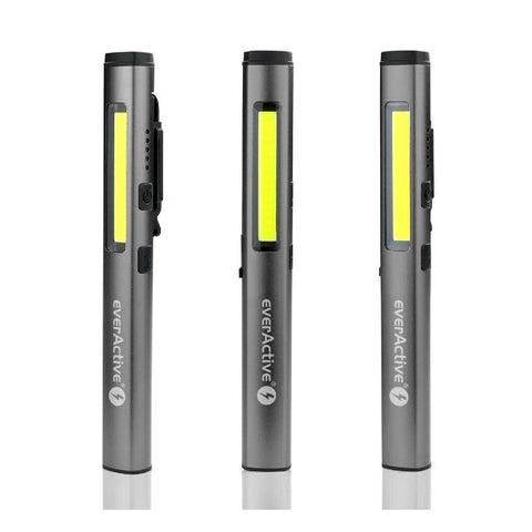 Everactive Pl-350R Flashlight Led 350 Lumens 3W Uv Light & Laser Waterproof