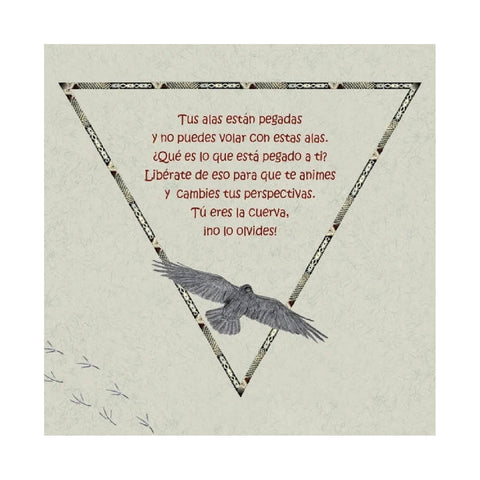 Las Cartas Del Cuervo Oracle Cards Spanish Deck Bucker Agm With Bag