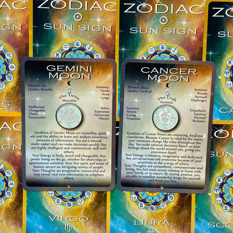 Positive Astrology Cards Krystal Savoy Esoteric Fortune Telling Agm