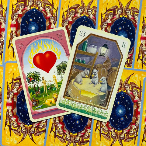 Mystical Lenormand Deck Cards Oracle Esoteric Telling Agm