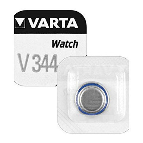 1x Varta V344 Silver Oxide Coin Button Cell Battery 1.55V