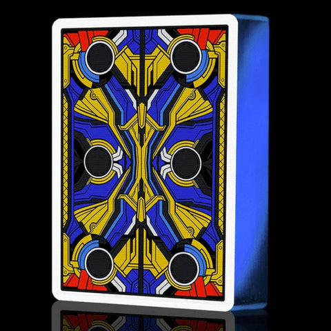 Thor: Love & Thunder Playing Cards Paper Led Lights Blue Gilded Difatta