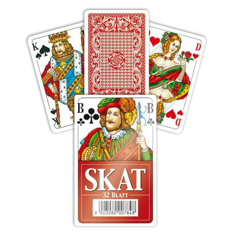 Modiano Skat Playing Cards Deck Games Hobbies Red