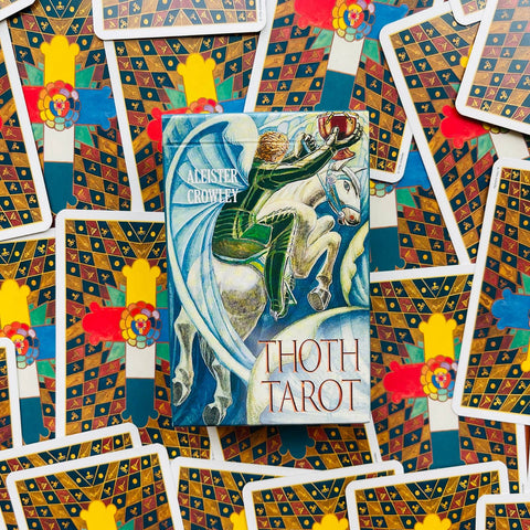El Tarot Thoth de Aleister Crowley Standard Cards Spanish With Bag