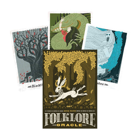 Folklore Oracle Cards Deck Mike Bass 60 Divination Watkins Publishing