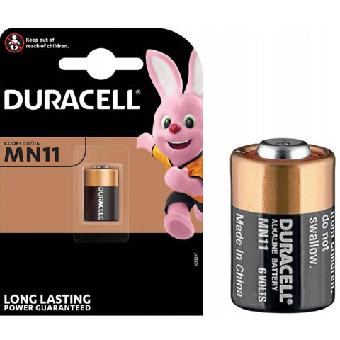 10x Duracell Alkaline Mn11 A11 Batteries 6V 11A E11A Gp-11A Gp11A
