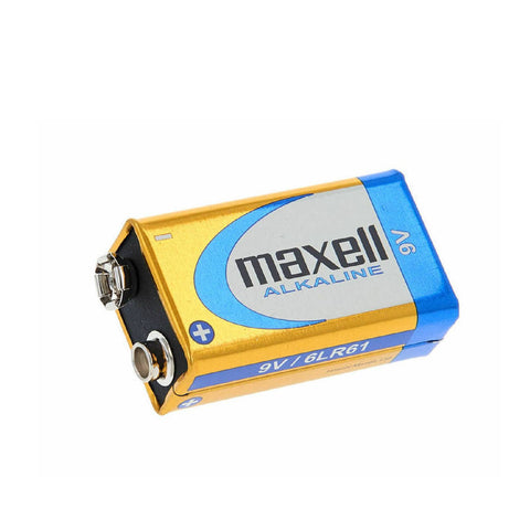 Maxell Alkaline 9V 6Lr61 Battery E Block 6Am6 Mn1604 En22 Long Life
