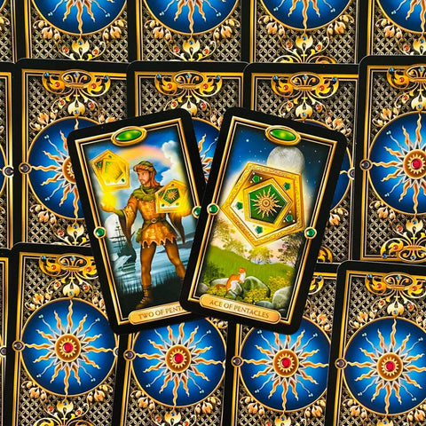 Easy Tarot Cards & Guidebook Set  – Llewellyn Fortune Telling Beginner Tarot Kit