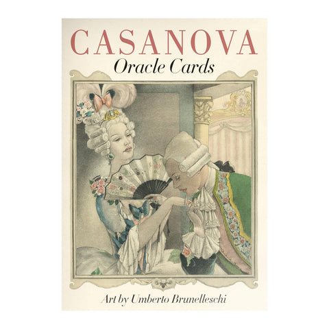 Casanova Oracle Cards Deck Brunelleschi Mastroleo Italy Lo Scarabeo & Bag