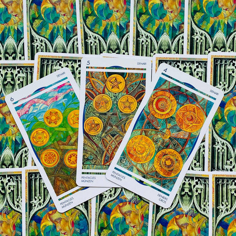 Crystal Tarot Deck Cards Esoteric Fortune Telling Lo Scarabeo