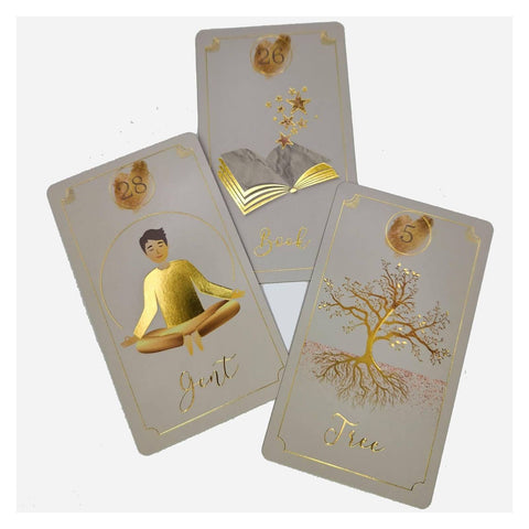 Azra’s Golden Lenormand Cards Deck – AGM Esoteric Fortune Telling Oracle