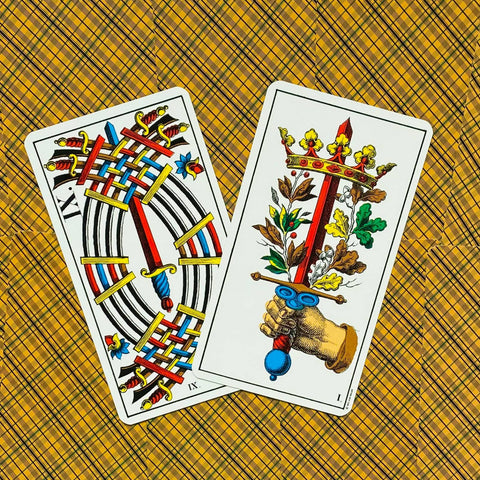 1JJ Swiss Tarot Cards Deck Esoteric Fortune Telling With Bag