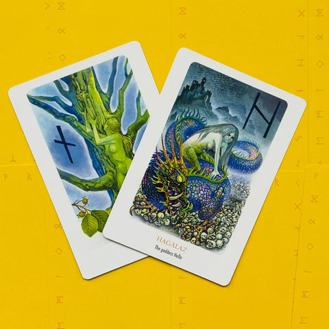 Rune Vision Cards Deck Oracle Sylvia Gainsford Howard Rodway Esoteric