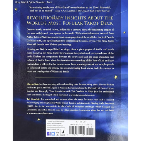 Secrets Of The Waite-Smith Tarot Book Llewellyn True Story Of The Tarot