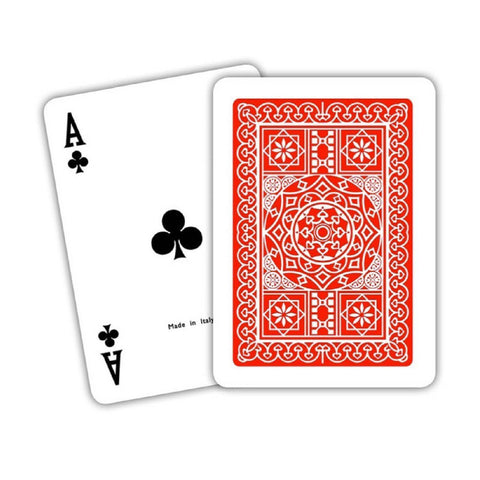 Modiano 98 Poker Red Back Playing Cards Deck Poker Size Made In Italy