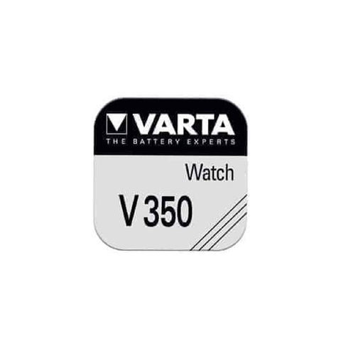 1x Varta V350 Silver Oxide Coin Button Cell Battery 1.55V