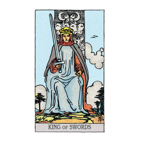 Ae Waite Tarot Mini Deck Cards Blue Edition Rosy Cross Fortune Telling Agm