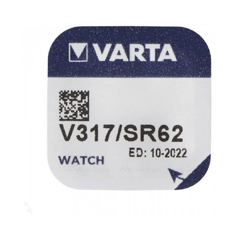 10x Varta 317 SR62 Battery Silver 1.55V Coin Button Cell Watch
