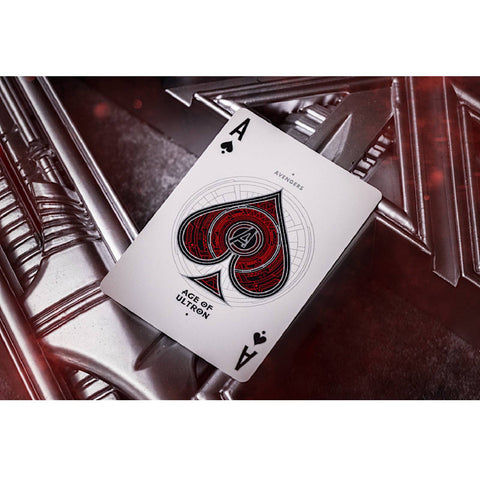 Avengers Ultron Playing Cards 2 Decks Pvc & Paper Led Lights Difatta