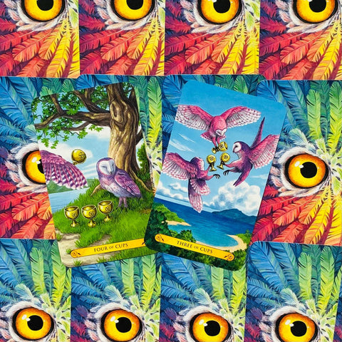 Tarot Of The Owls Cards Deck Art By Elisabeth Alba Pamela Chena Llewellyn