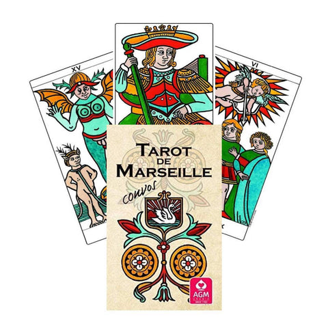 Tarot De Marseille Convos French Edition Cards And Instruction Booklet Agm