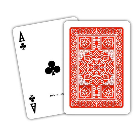 Modiano 98 Poker 2 Cards Decks Set Red Blue Back Poker Size Made In Italy