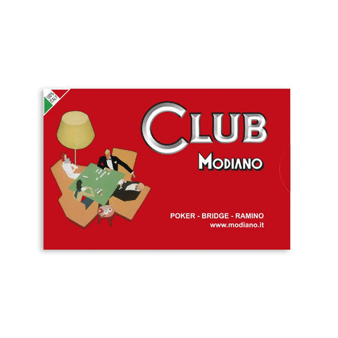Ramino Poker Club Bridge Playing Cards Double Deck Italy Modiano