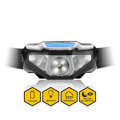 Everactive Dot Headlight Hl-120 Led Up To 120 Lumens 1 Aa