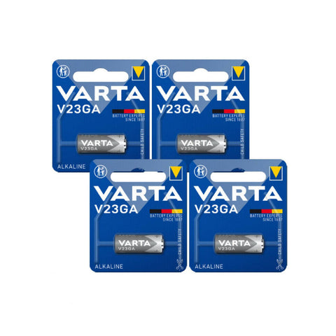 4x Varta V23Ga 8Lr932 Alkaline Battery 23A 4223 12V 50Mah 1Bl