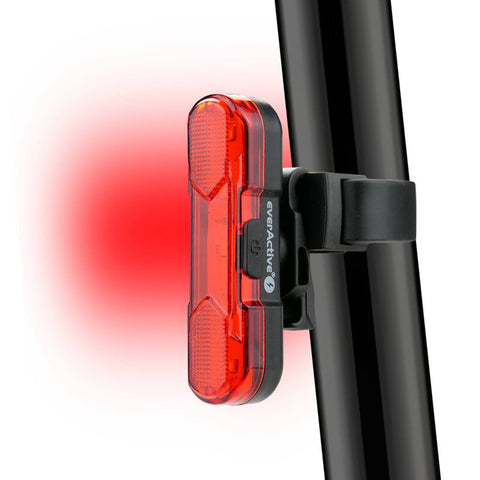 Everactive Bicycle Led Taillight Night Rider Tl-X5R Rechargeable USb 30 Lumens